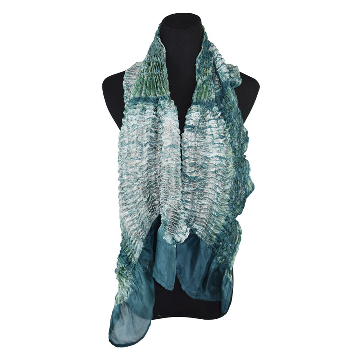Sivek Shibori Silk Scarf