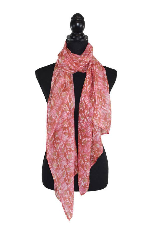 Emelie Handmade Batik Silk Scarf