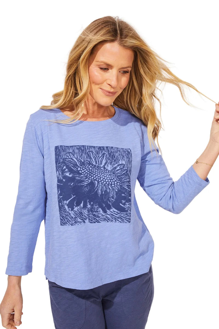 Destination Sunflower Boxy Tee