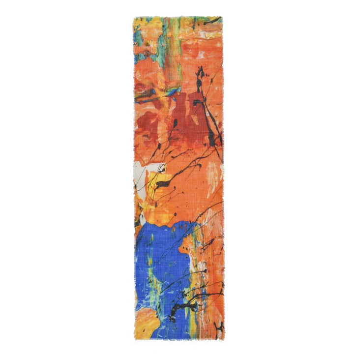 Bristol Abstract Wool Scarf