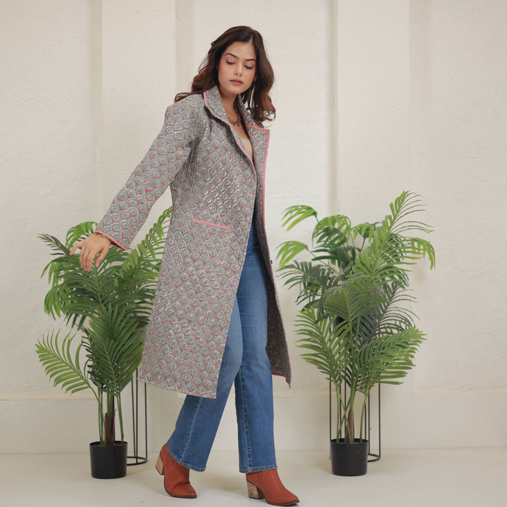 Ultra-Lightweight Block Printed Jacket