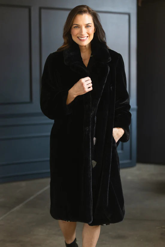 Faux Fur Starstruck Car Coat