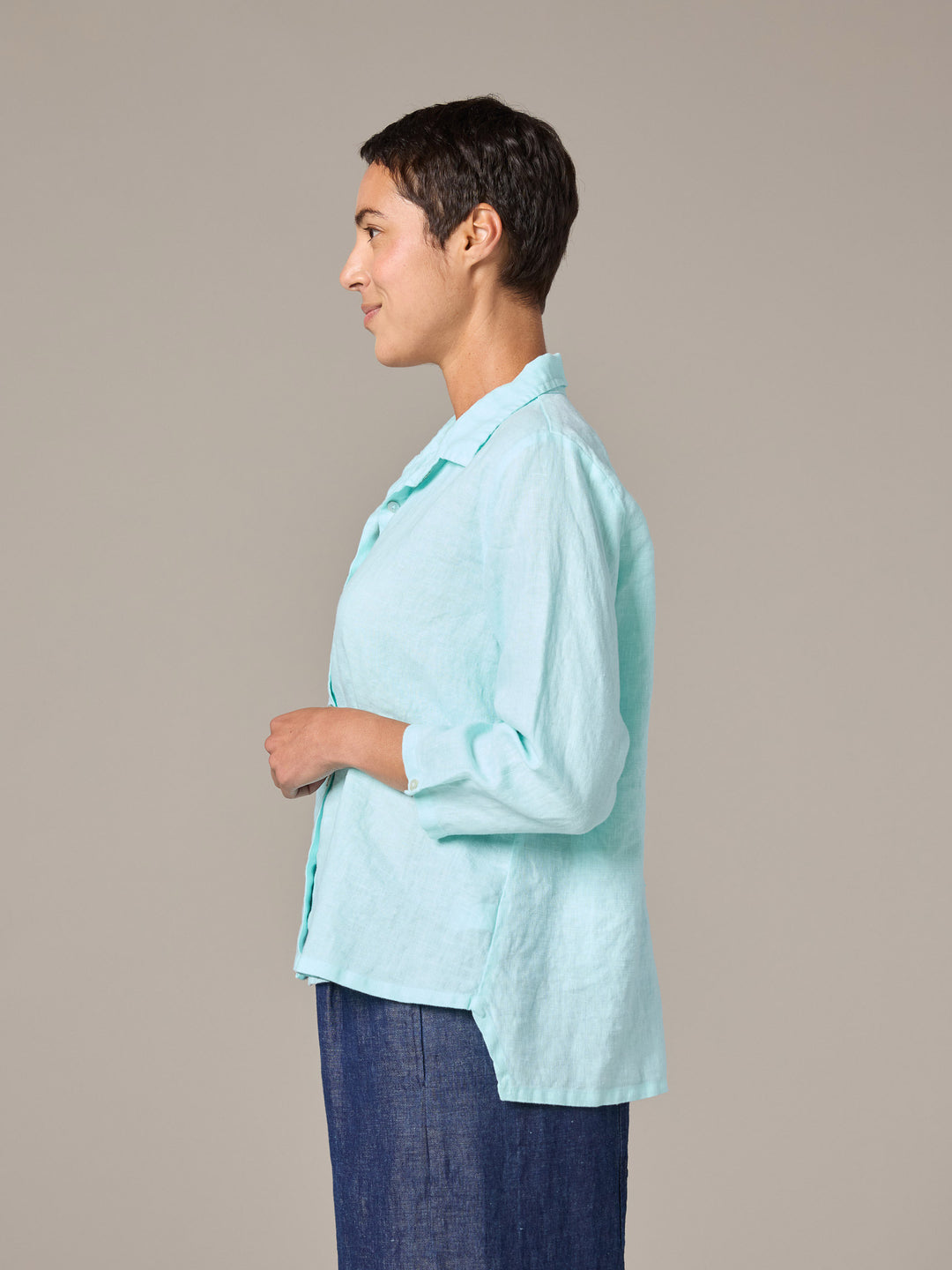 Snake Eyes and Boxcars Linen Shirt