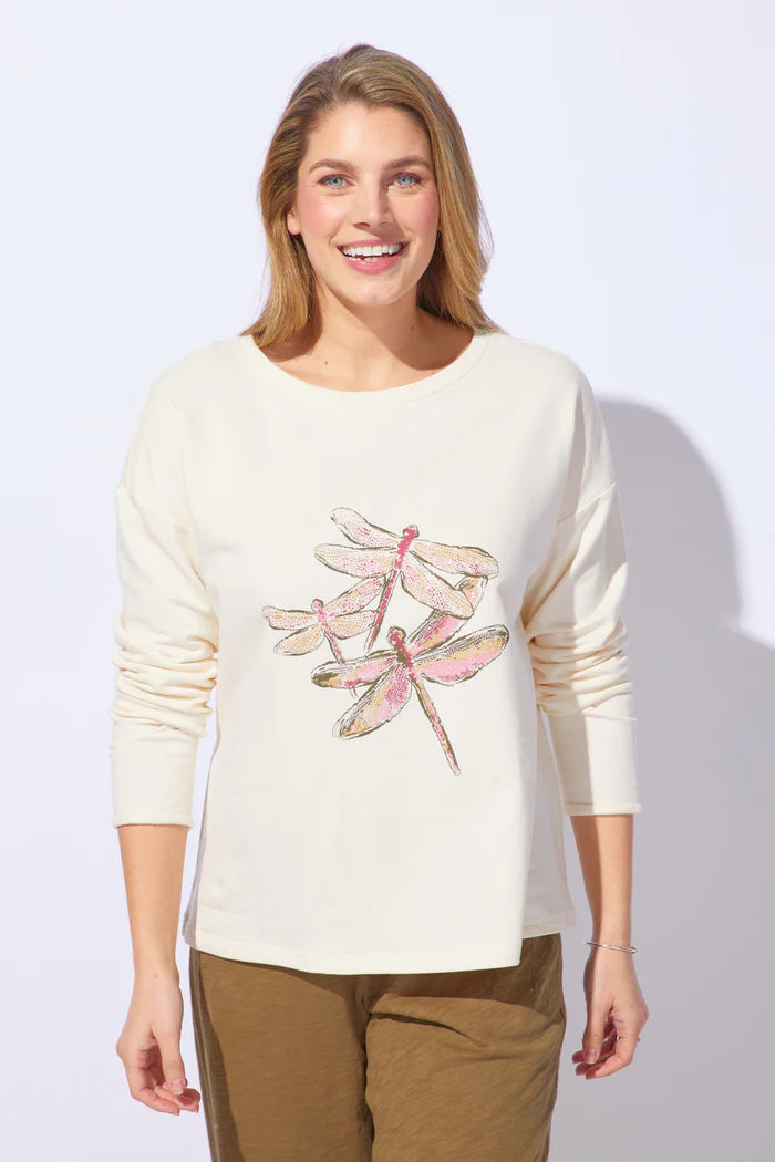 Destination Fleece Dragonfly Pullover