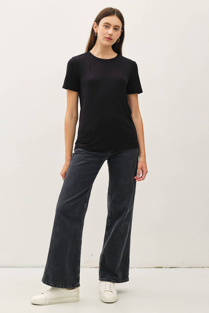 Bamboo/Modal Basic Round Neck T-Shirt
