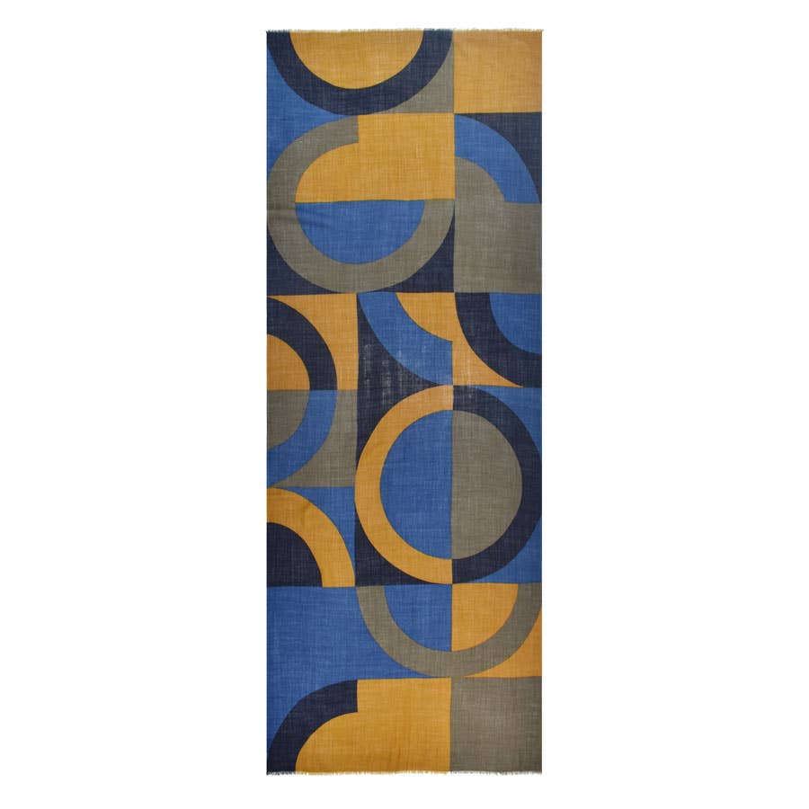 Izumi Geo Colorblock Scarf