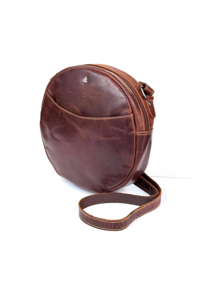 Leather Shoulder Bag - Sandy