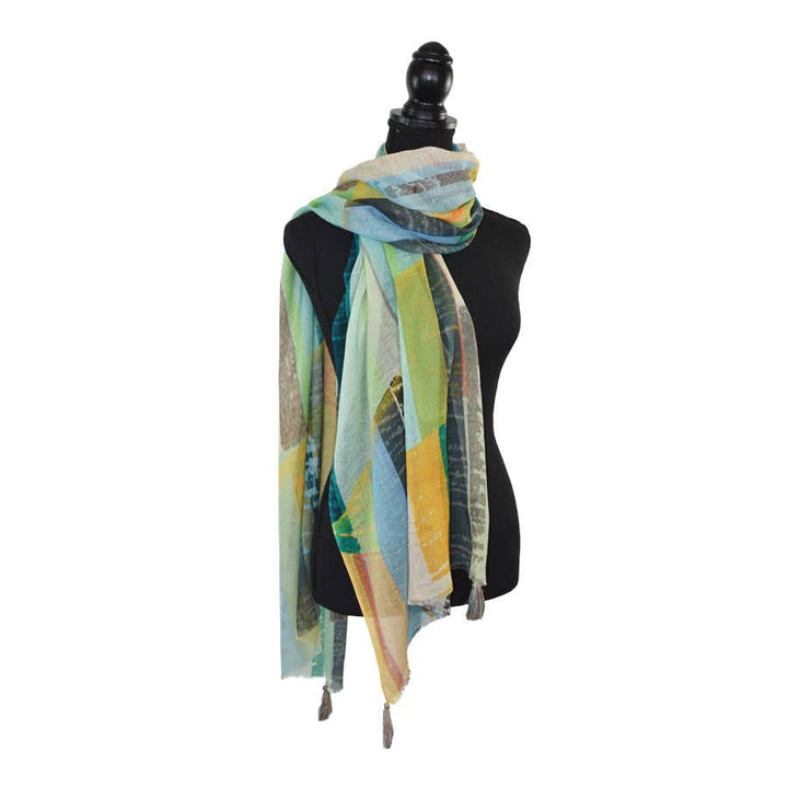 Frazier Abstract Narrow Scarf