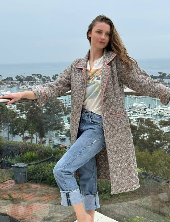 Ultra-Lightweight Block Printed Jacket