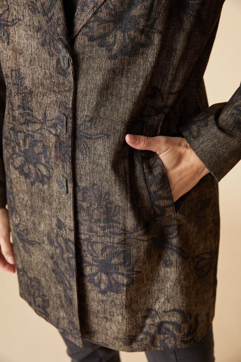 Luxe Cord Paris Car Coat