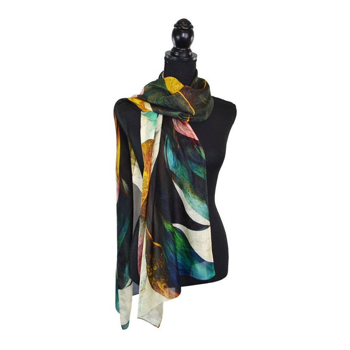 Legacy Abstract Silk Scarf