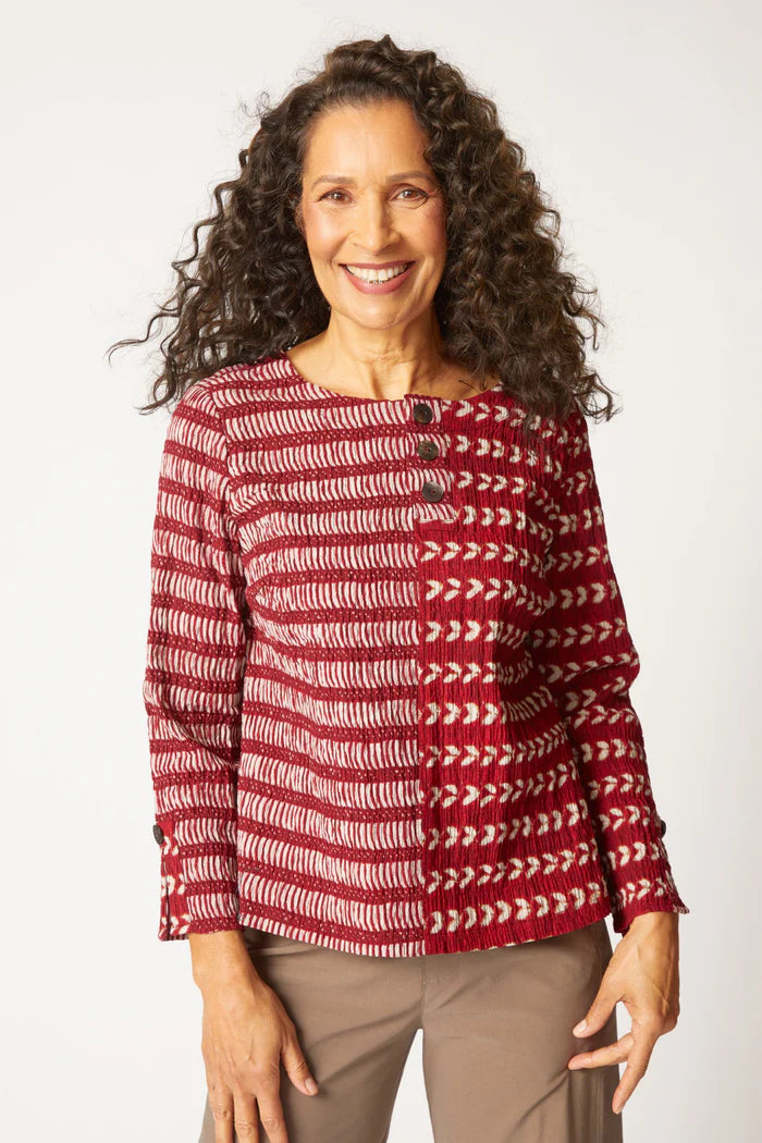 Mixed Batiks Mixed Print Pullover
