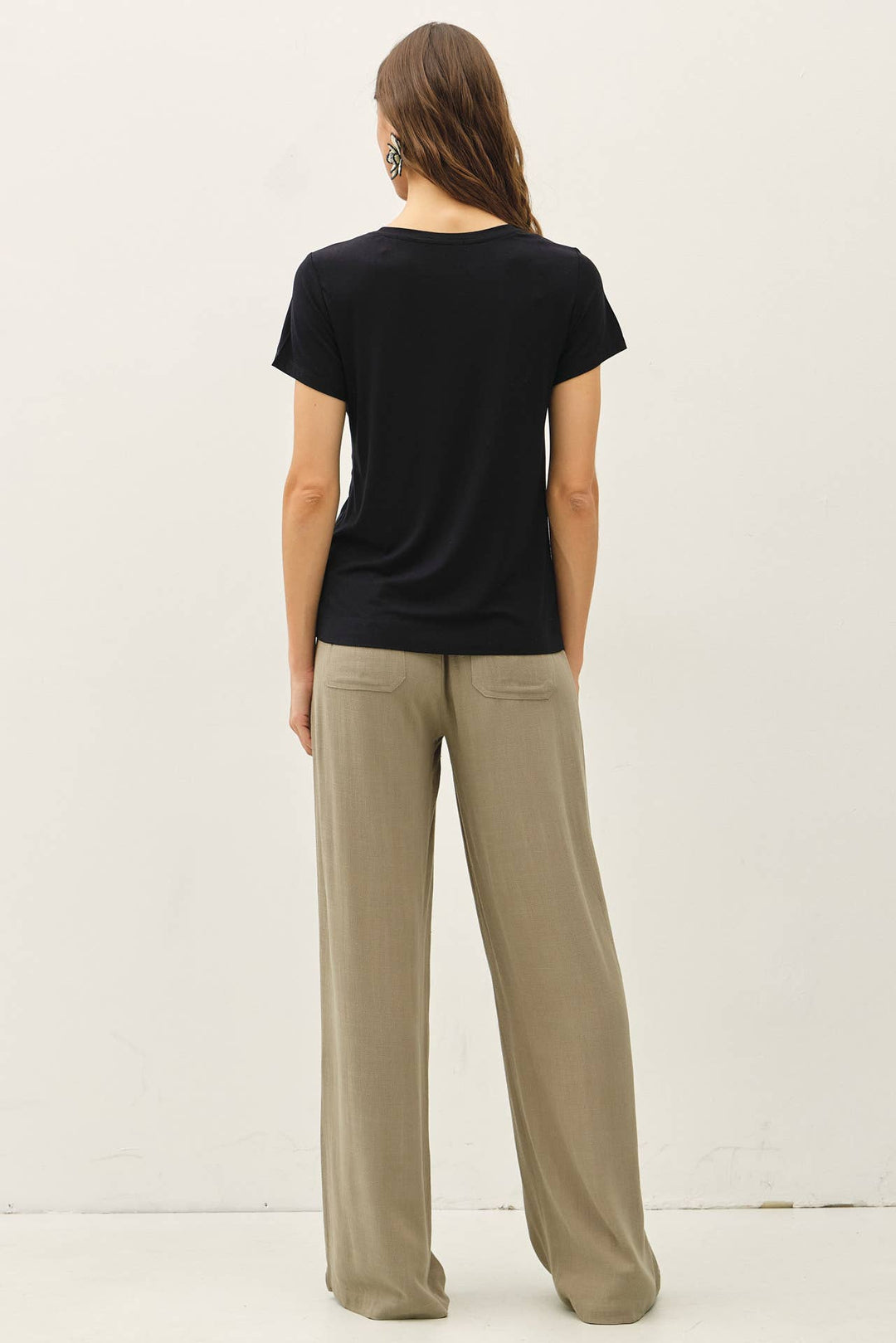 Bamboo/Modal Basic Round Neck T-Shirt