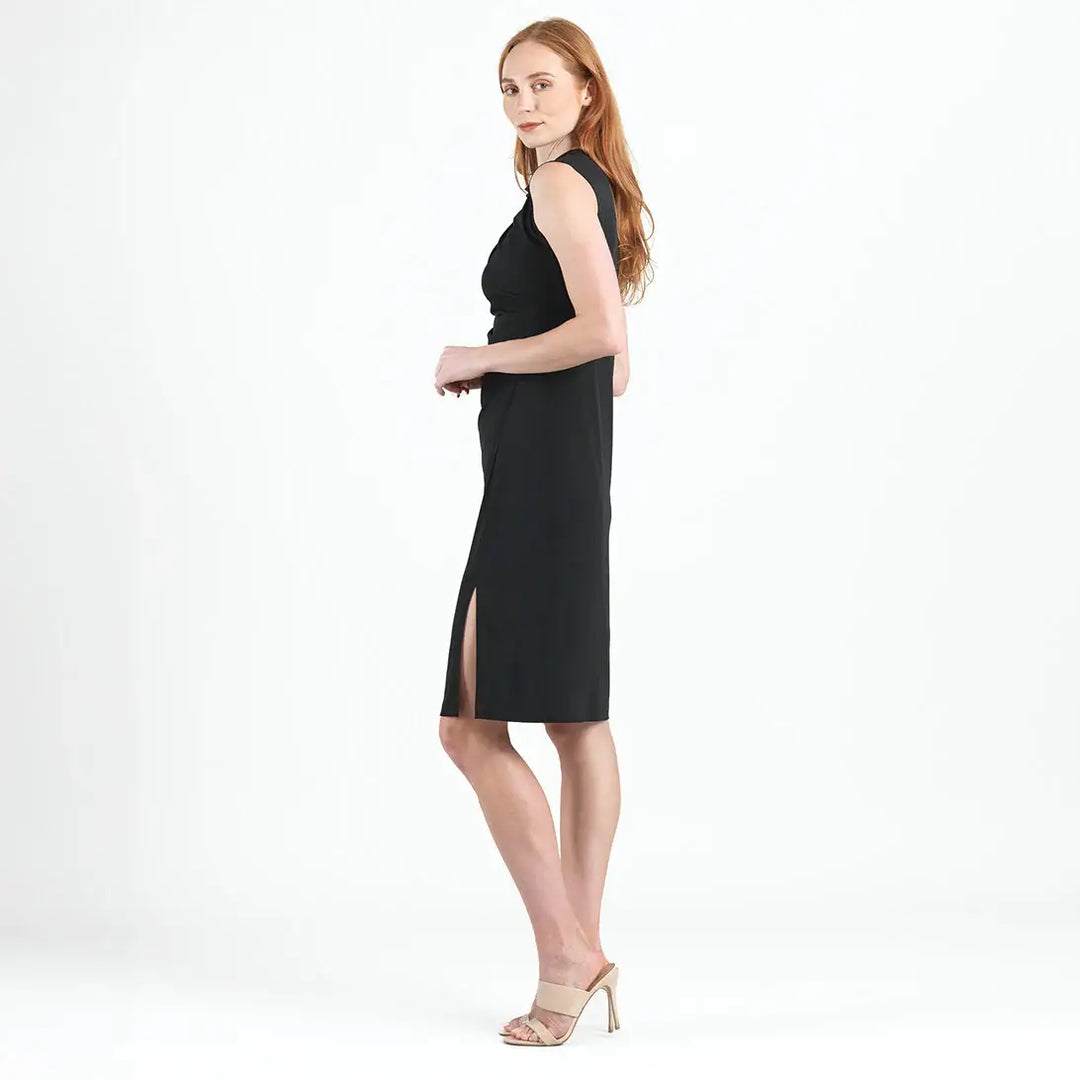 Signature Side Slit Midi Dress