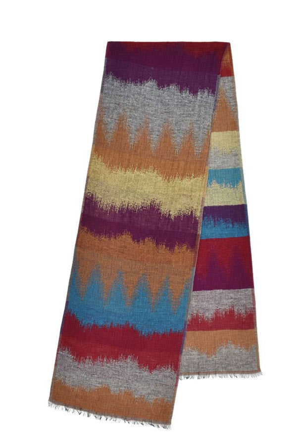 Jettson Narrow Woven Stripe Scarf