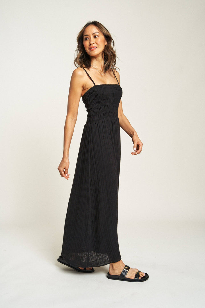 Maybrook Summer Maxi Dress, Black