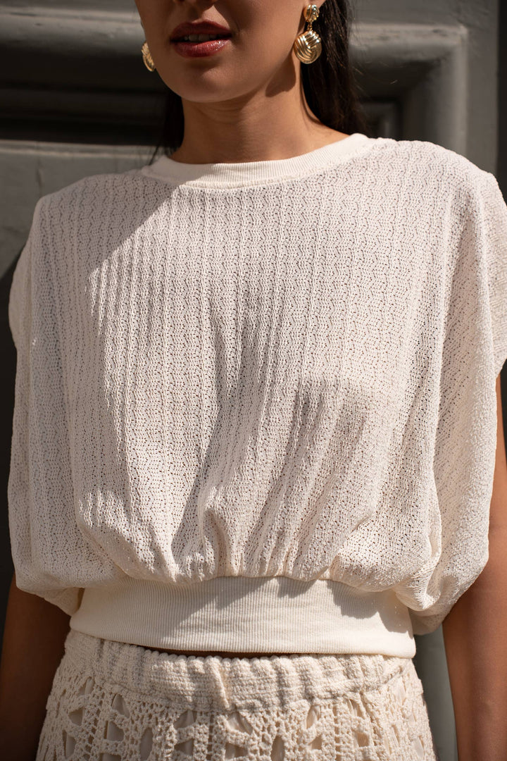 Casual Knit T-Shirt
