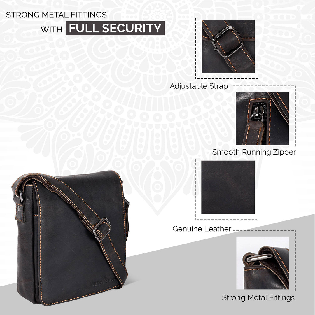 Leather Shoulder Bag Luna