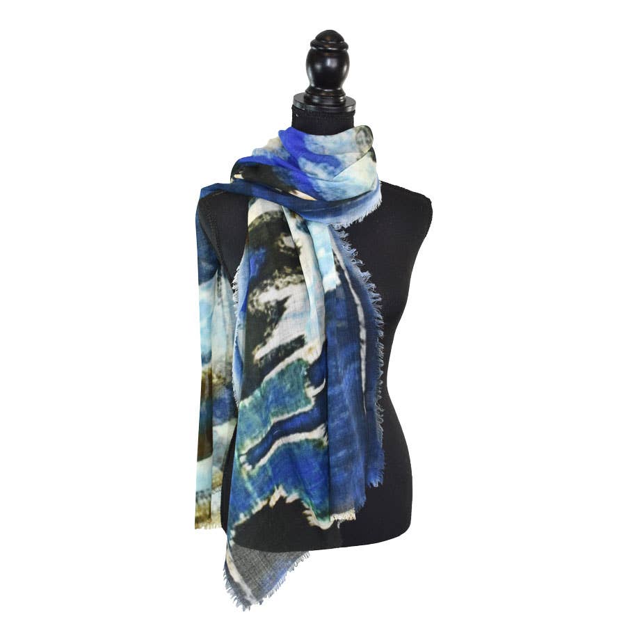 Nairobi Abstract Matty Wool Scarf