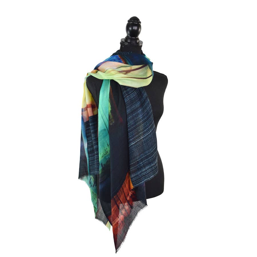 Aurelia Contemporary Fine Wool Scarf
