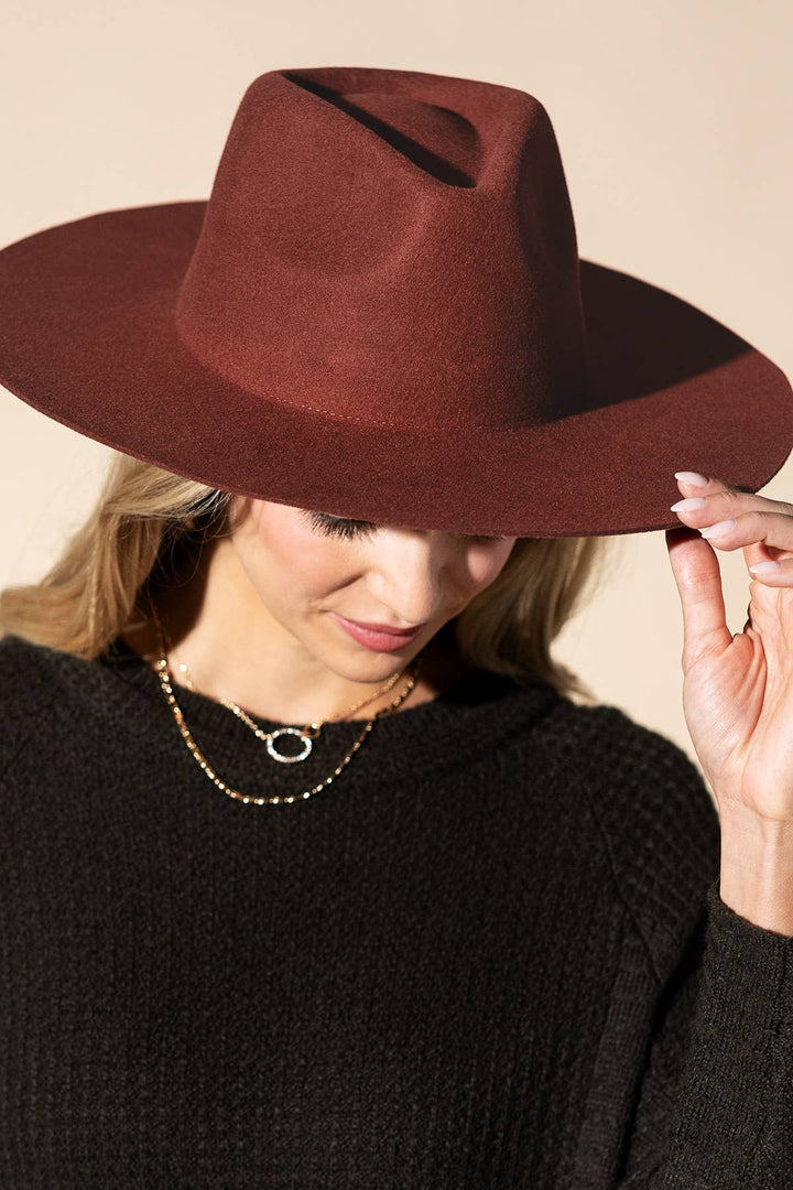 100% Australian Wool Teardrop Panama Hat