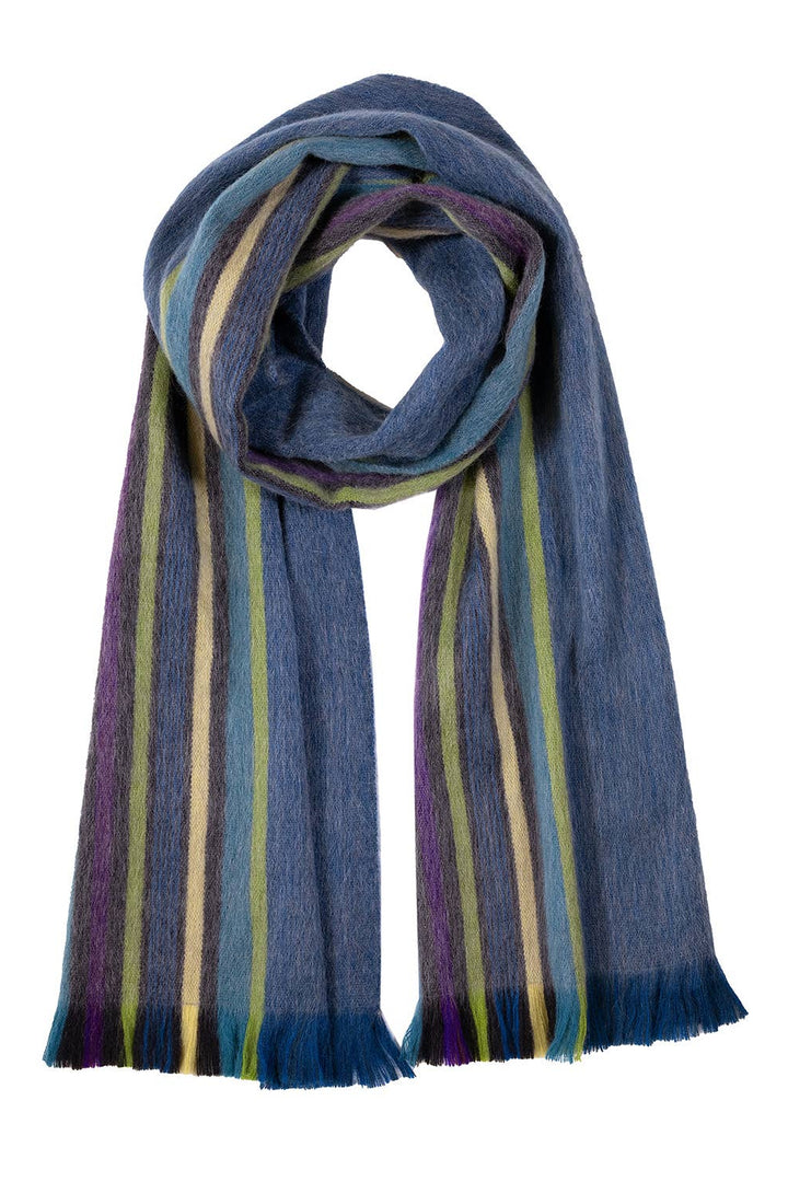 Alpaca Scarf - Blue Bird