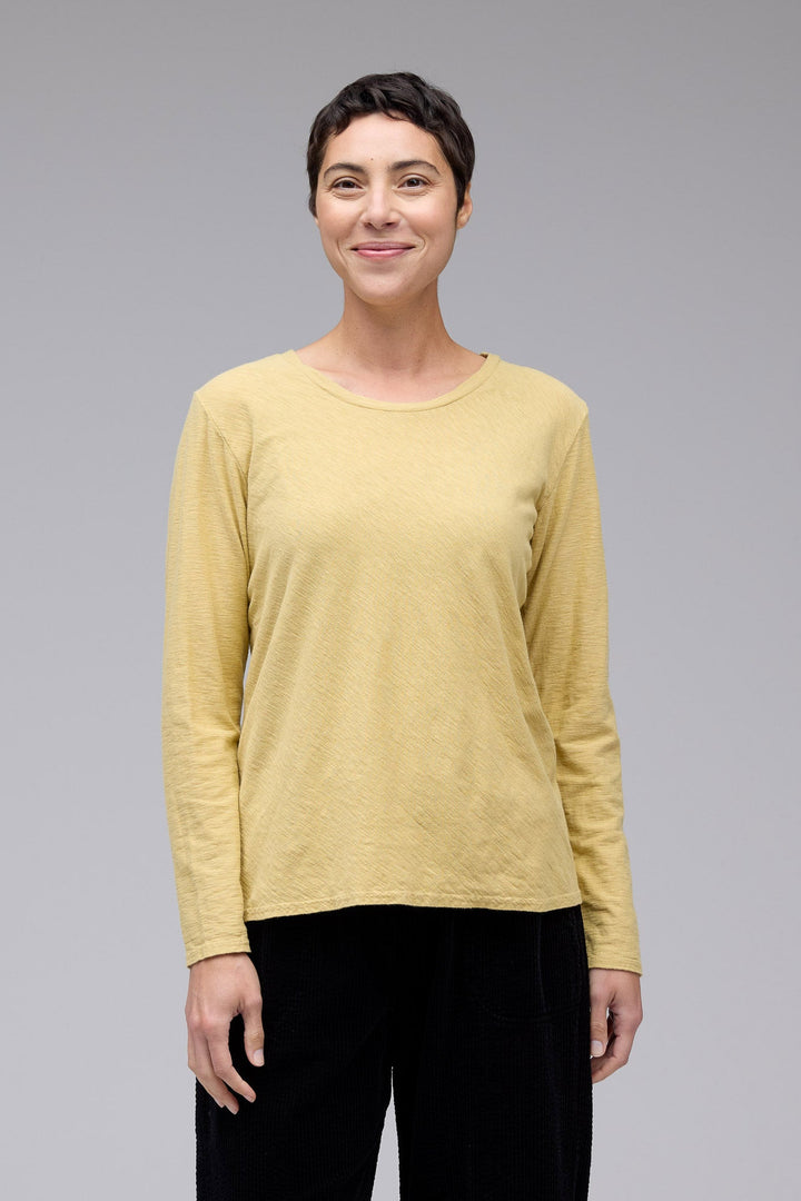 Long Sleeve Bias Tee