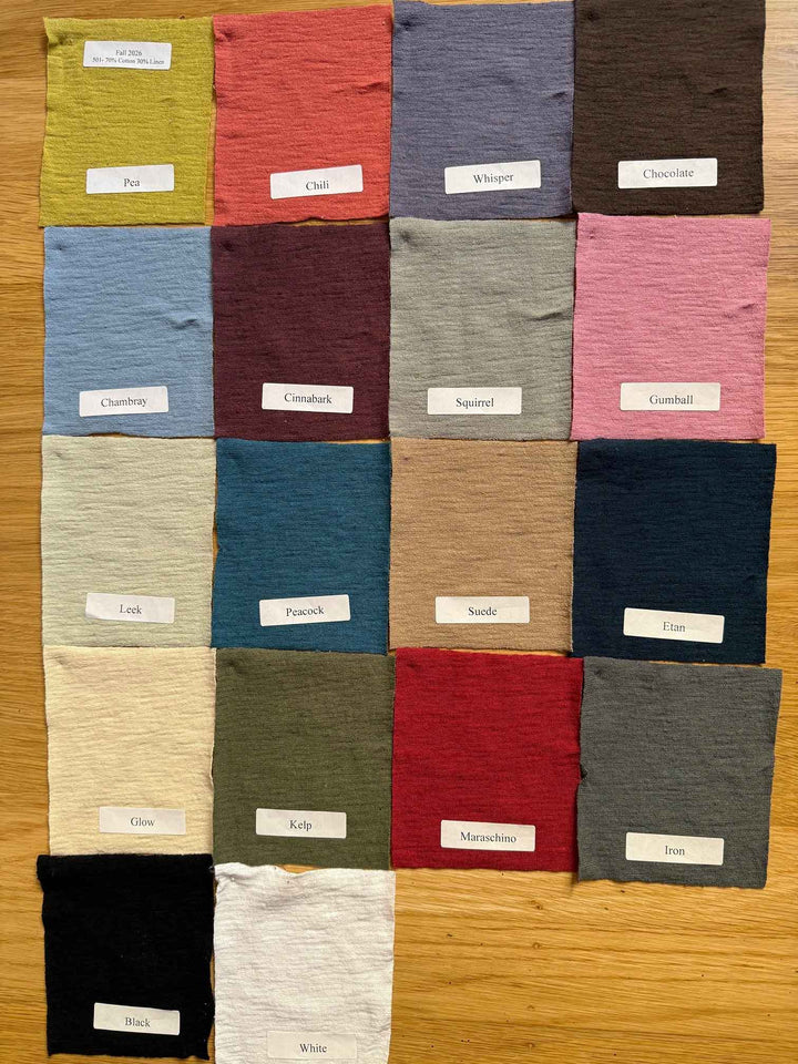 3/4 Sleeve Tuck Front Tee