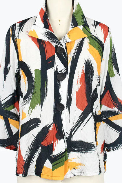 Paint My Dream Seersucker Jacket