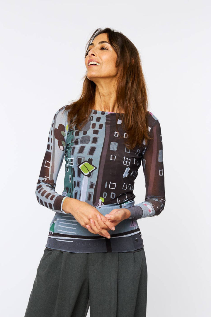 Manhattan - Florence Double Sheer Top