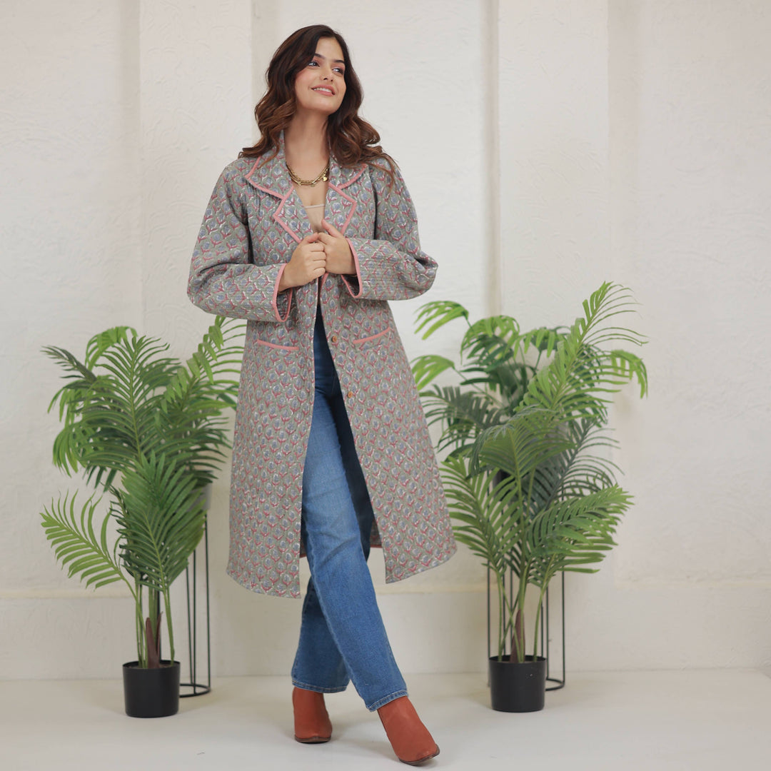 Ultra-Lightweight Block Printed Jacket