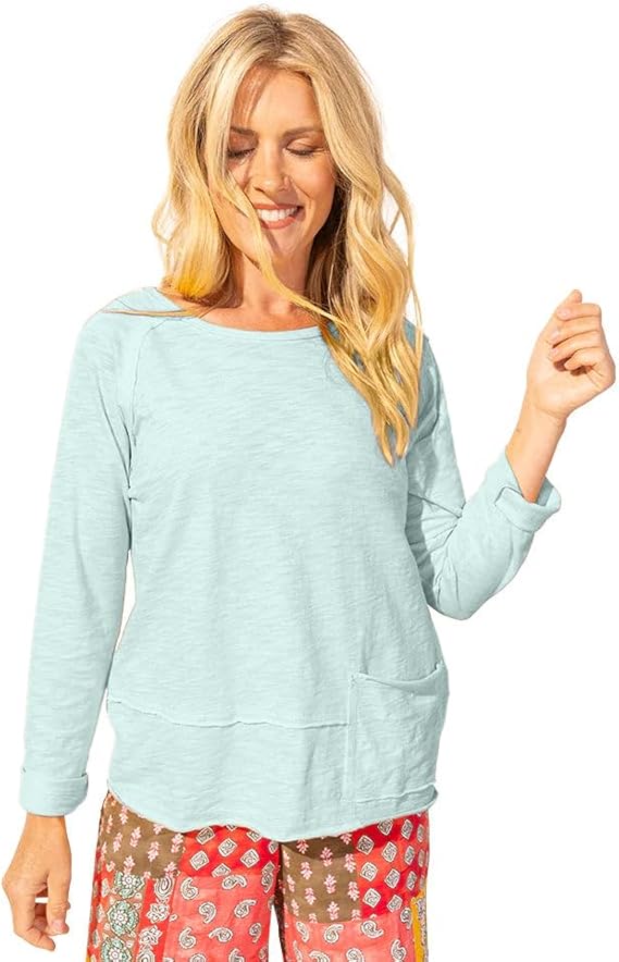 Cotton Slub Pocket Pullover