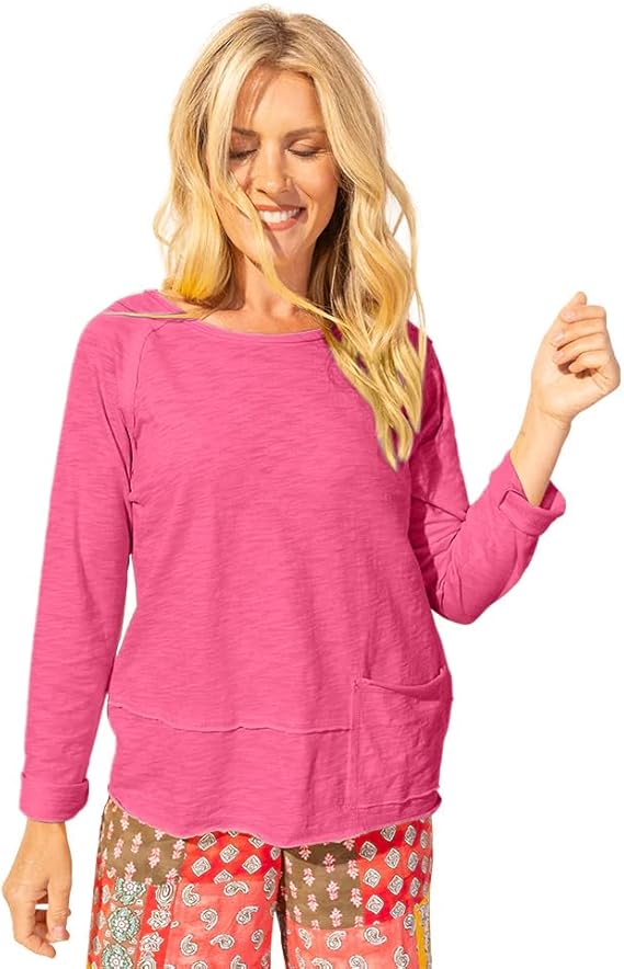 Cotton Slub Pocket Pullover