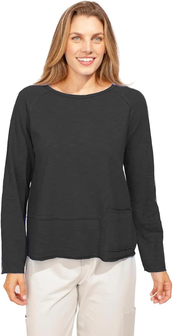 Cotton Slub Pocket Pullover