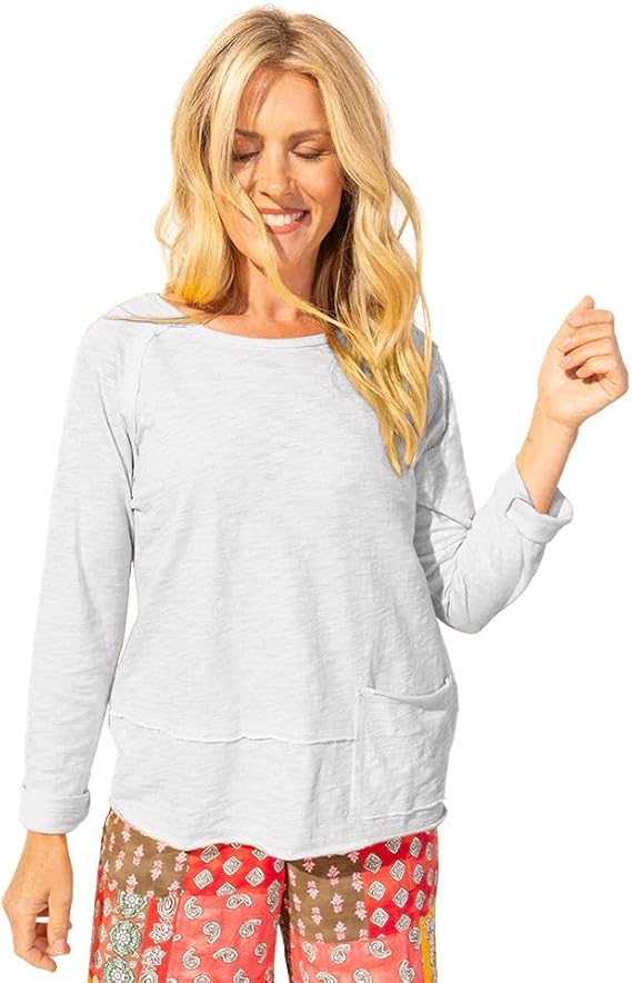 Cotton Slub Pocket Pullover