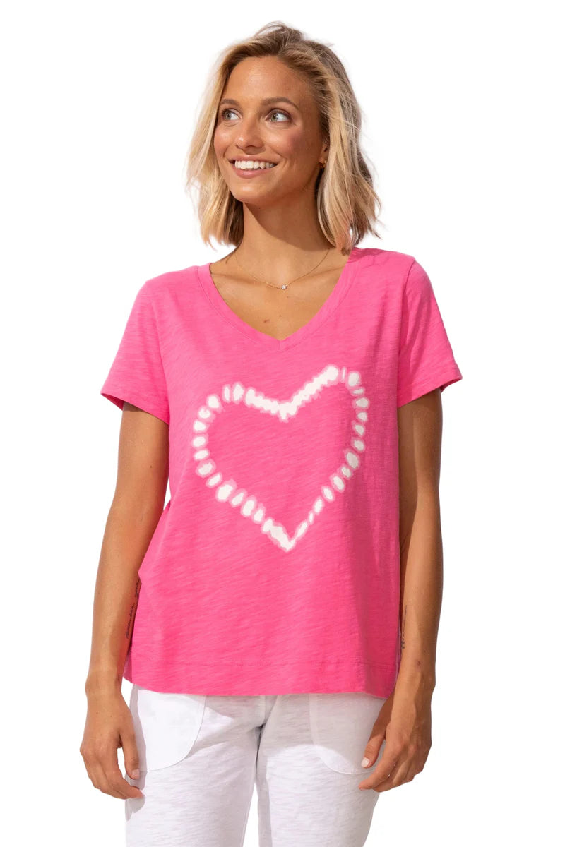 Destination Heart V-Neck Tee