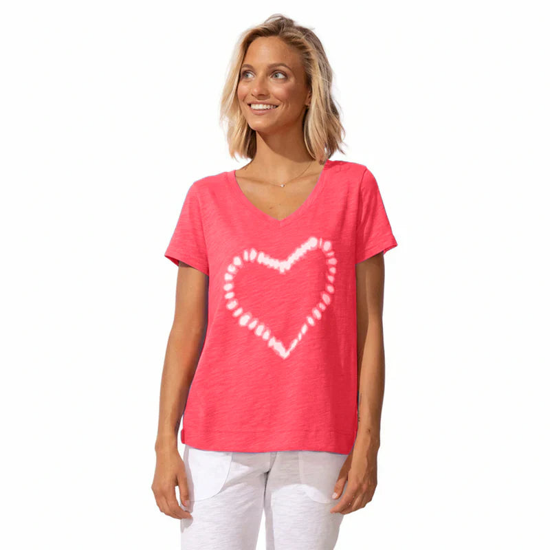 Destination Heart V-Neck Tee