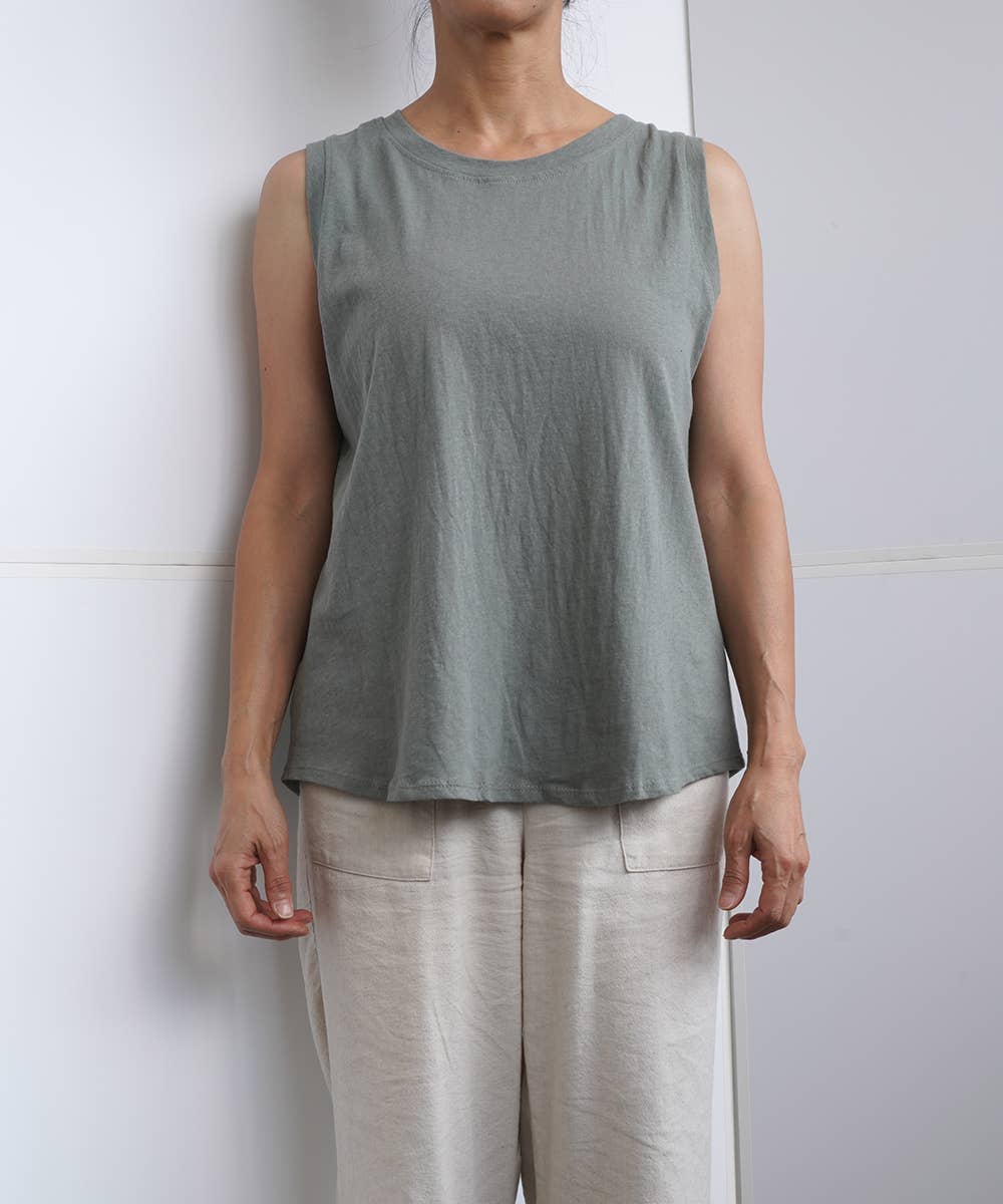 Recycled Cotton Muscle Tank