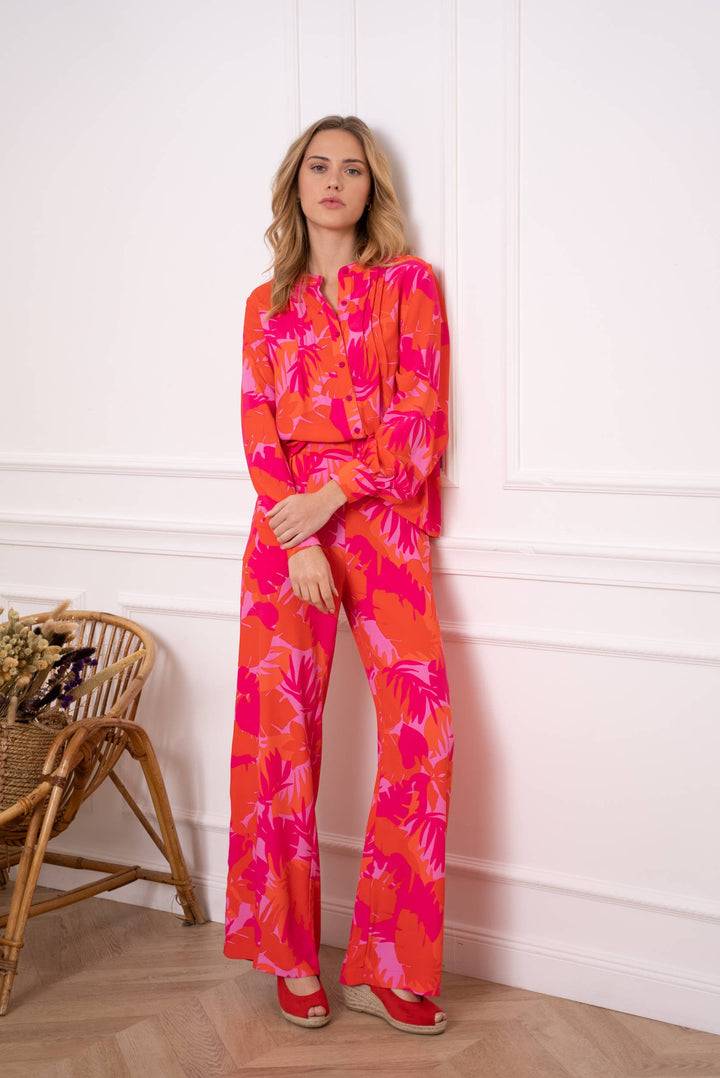 Thea Printed Blouse Shirt