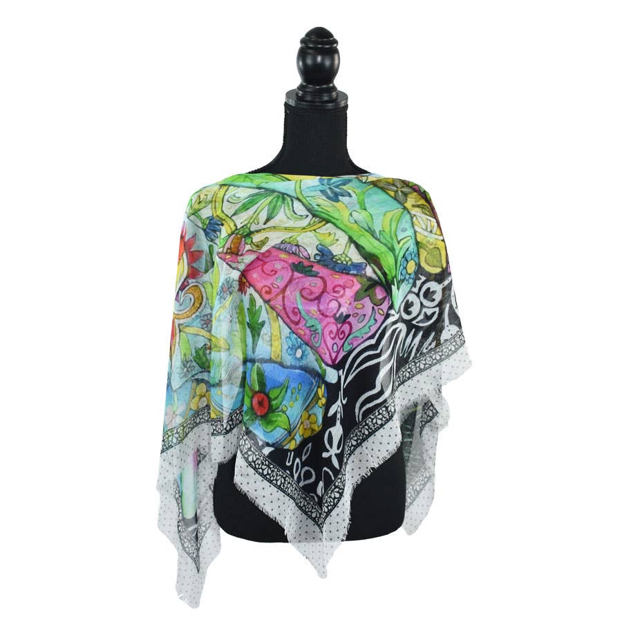 Aishani Whimsical Square Scarf