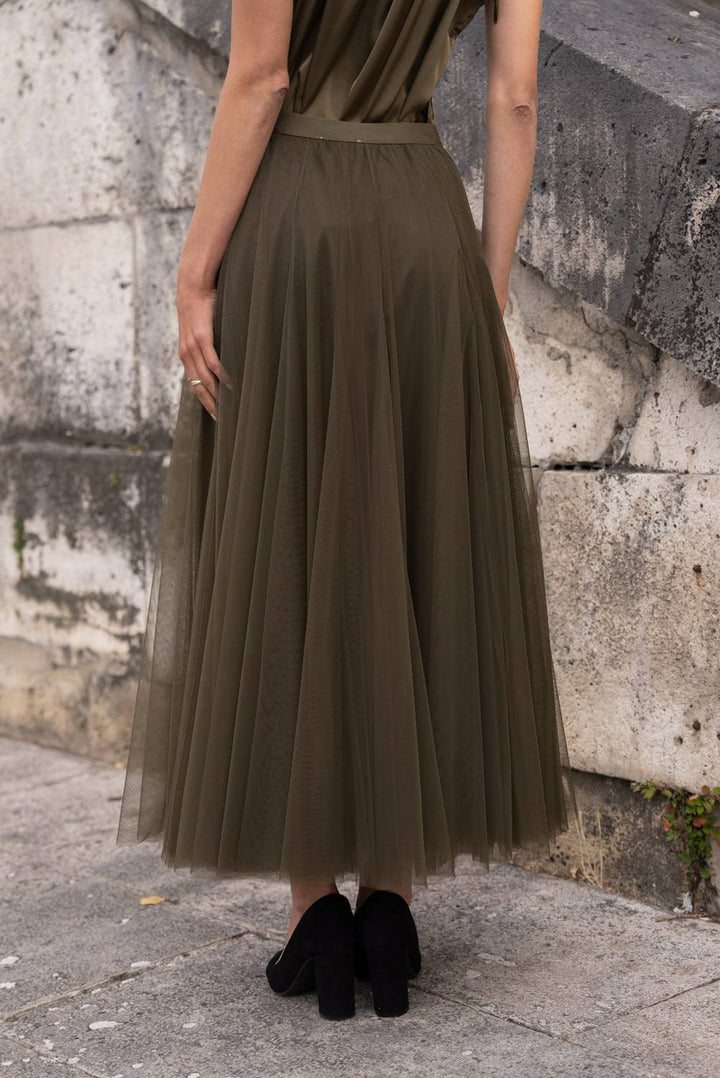 Amber Tulle Slim Fit Skirt