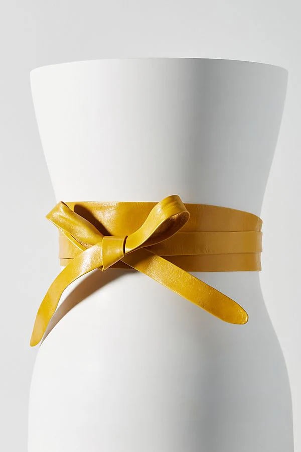 Wrap Belt - Mustard | Adjustable OS