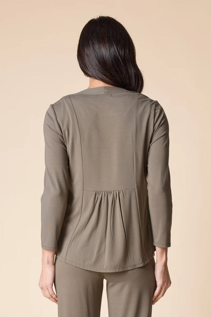 Core Travel Knit Solid Open Front Jacket