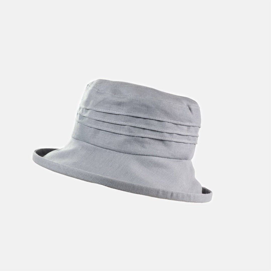 Small Brim, Packable Linen Sun Hat