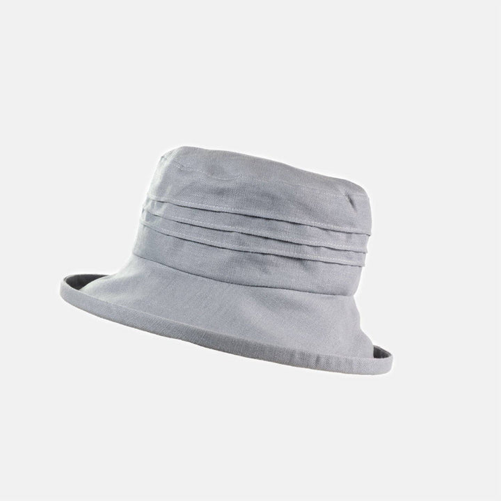 Small Brim, Packable Linen Sun Hat