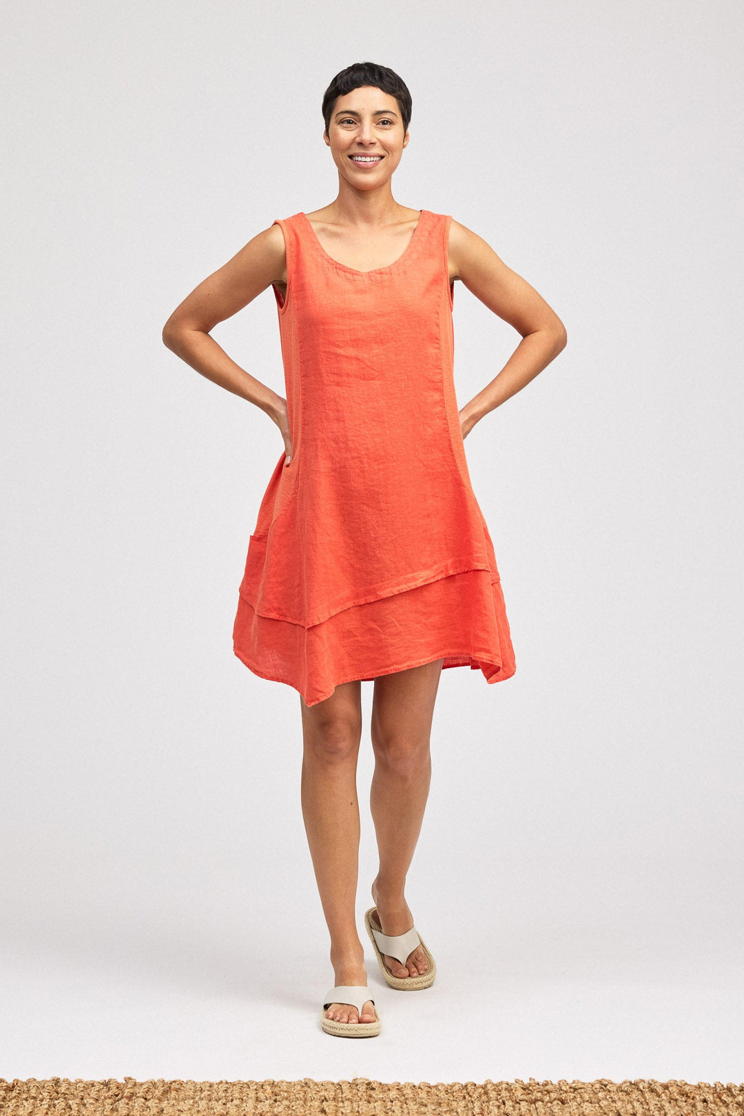 Asym Tunic Dress Vivid Blue / Large / 5700215