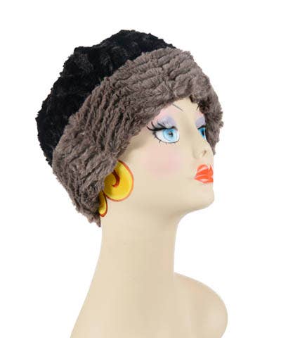 Beanie Faux Fur Reversible - Two-Tone