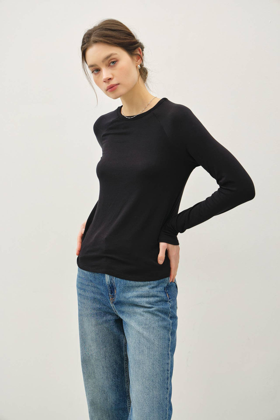 Modal Raglan Sleeve Tee