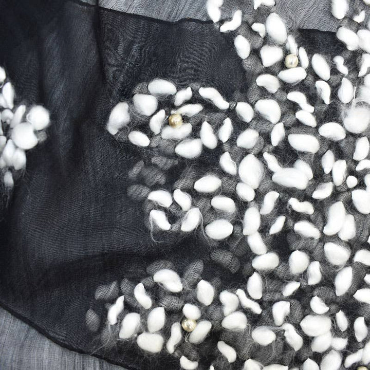 Patricio Yarn Embroidered Scarf