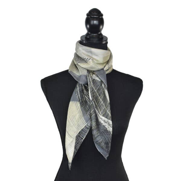 Beacon Geometric Silk Scarf